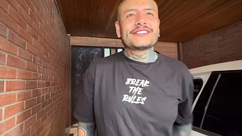 The mechanic fucks jennie in the garage while her husband is home