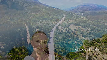 Pixie wetting her self and drink piss on a hike