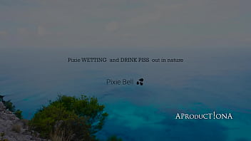 Pixie Wetting Her Self And Drink Piss On A Hike thumbnail