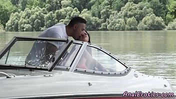 Euro girlfriend buttfucked on a speed boat