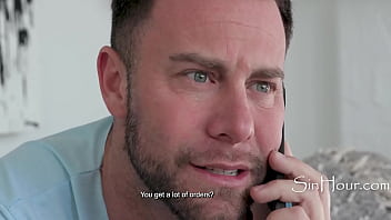 I am not staring at her boobs hun talking to wifey while fucking the in law