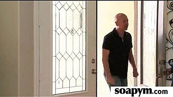 Masseuse shows her amazing body in a hot soapy massage 3