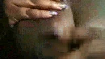 Ghetto whore vibrating her large nipples