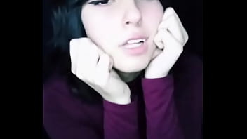 Ahegao brunette