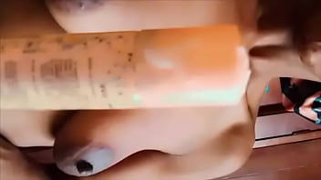 Masturbating with my perfume container as i really need a man now