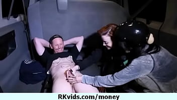 Desperate teen naked in public and fucks to pay rent 25