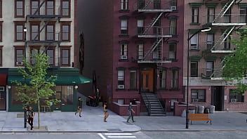 A shy girl wanted a rough bukkake and invited 5 people to this event hentai game kink maker