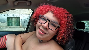 A Transexual Bbw Fazendo Loucuras No Carro Na Rua Sofie Lollipop thumbnail