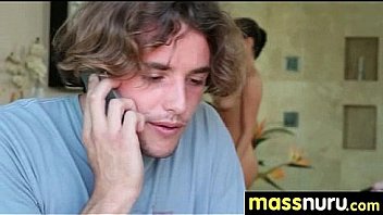 Nuru massage ends with a hot shower fuck 14