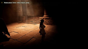 An ancient runic dildo fucked lara's ass 3d unreal engine hentai animation part 2