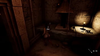 An ancient runic dildo fucked lara's ass 3d unreal engine hentai animation part 2