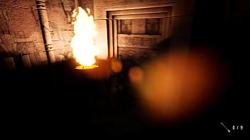 An ancient runic dildo fucked lara's ass 3d unreal engine hentai animation part 2