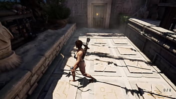 An ancient runic dildo fucked lara's ass 3d unreal engine hentai animation part 2