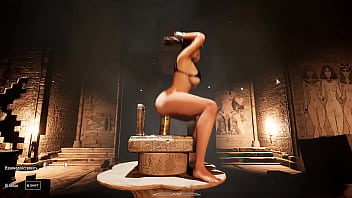 An ancient runic dildo fucked lara's ass 3d unreal engine hentai animation part 2