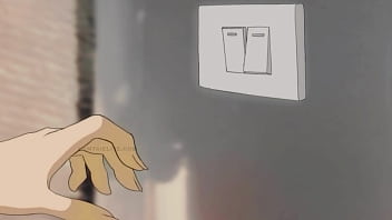 Hot evening perfect body gets filled with cum animation