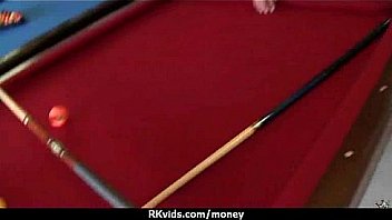 Tight teen fucks a man in front of the camera for cash 18