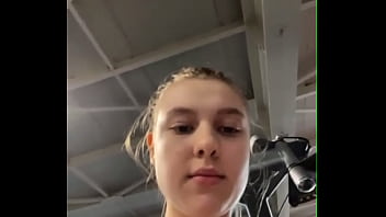 Masturbate and fingering in the loxker room