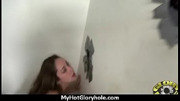 Sexy ebony enjoying gloryhole 20