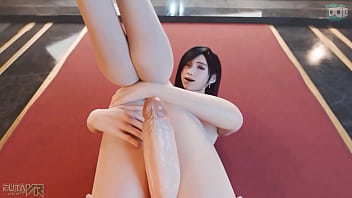 Aerith on tifa futanari