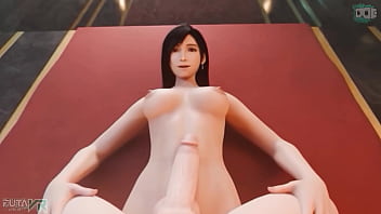 Aerith on tifa futanari