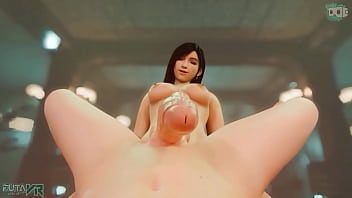 Aerith on tifa futanari