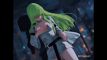 Green hair white shirt and the night she finally lets go