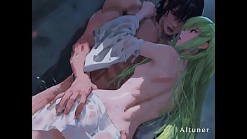 Green hair white shirt and the night she finally lets go