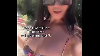 Tropic like it’s hot u need me call me on my shell bikini target