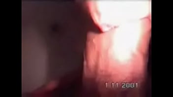 Loira mascarada chupando