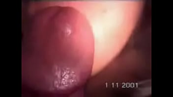 Loira mascarada chupando