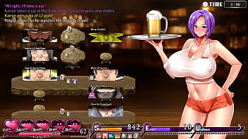 Big titted warden takes up odd jobs to keep things in line