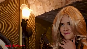 Whip strokes on his butt