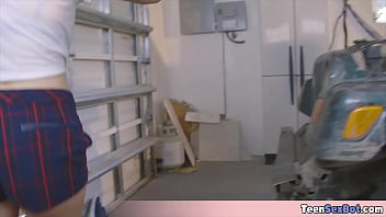 When the repairman is too sexy to resist