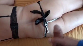 Take out your cock masturbate and cum in my ass my friend's stepmother asks me