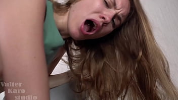 Fashion model mensia francis again tries hard anal fuck cum in mouth part 2