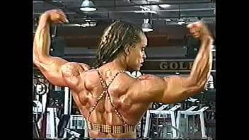 Big muscles in the gym