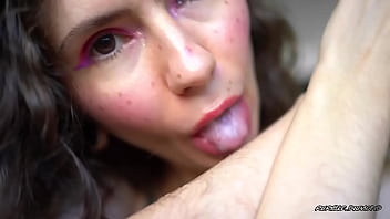 Seductive spit play with hairy arm allure custom