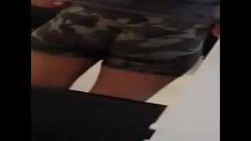 Young gril at fitness with sweaty armpit