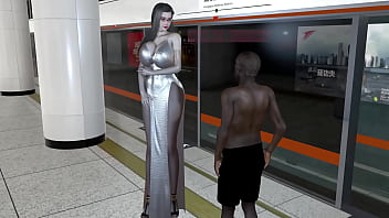 3d big boobs asian milf singer got fucked in public