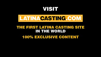 Blue haired latina amateur shows up to her fake casting full of attitude till the fit gym bro pins her down and fucks her rough she moans loud rides his cock and gets filled deep with hot cum only on latina casting