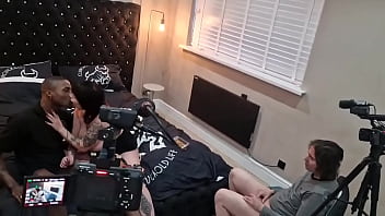 Behind the scenes porn shoot happening right now at our club our cuckolds love being part of it