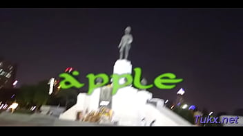 Luxurious japanese apple gives shlong riding pleasure