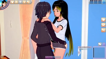 Sadie hentai girl fucks cock into cumming twice