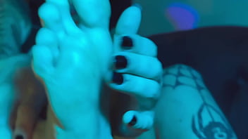 Run your tongue along the curves of my pretty feet