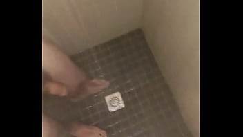 Man in shower
