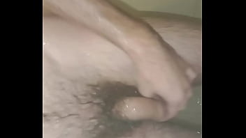 Man in shower