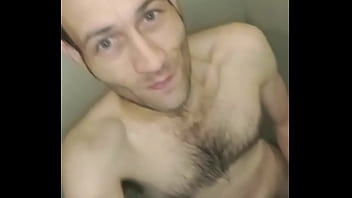 Man in shower