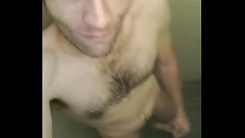Man in shower
