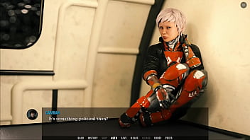 Tales from the unending void #20 busty green alien gets her ass pounded inside our spaceship massive anal creampie