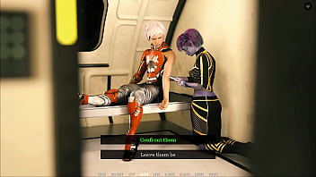 Tales from the unending void #20 busty green alien gets her ass pounded inside our spaceship massive anal creampie